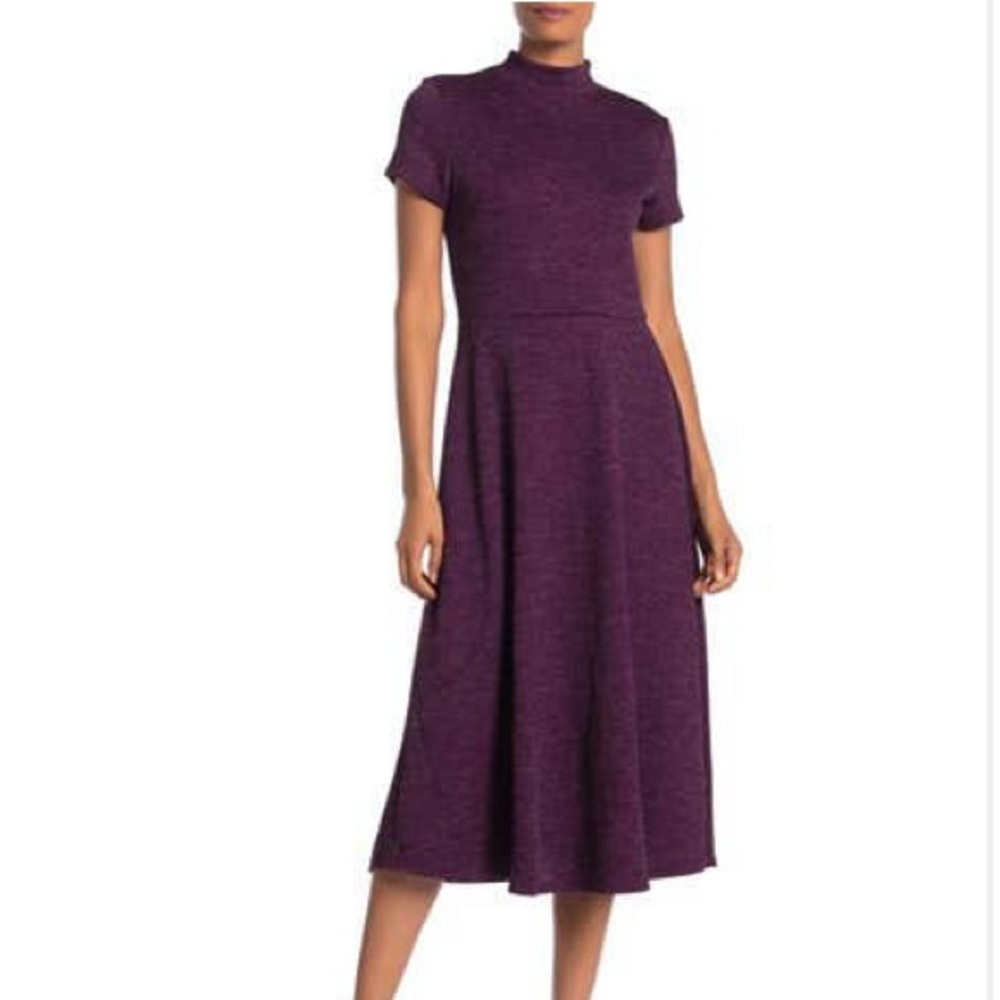 Nwt vanity room vintage style mock neck dress m